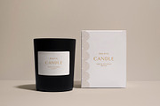 Minimalist Candle & Box - 3 Mockups, a Packaging Mockup by Studio Lanterne (Thumbnail 5 of 7)