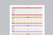 Budget Templates, a Stationery Template by MightyDesign (Thumbnail 4 of 8)