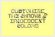 Chrome 3 in 1 Effects Collection, a Texture Graphic by mockstar (Thumbnail 4 of 7)