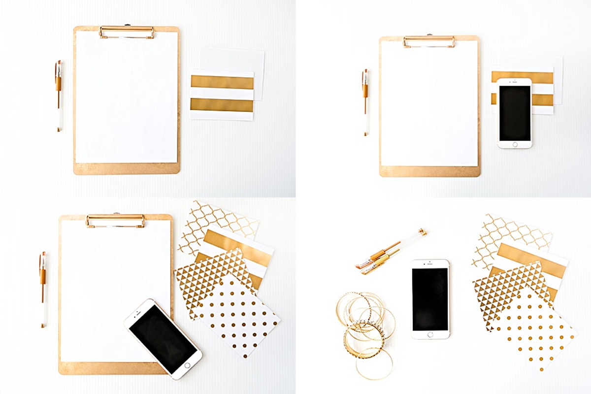 Gold Luxe Product Mockup Bundle, an iPhone Mockup by Made By  Marisa (Photo 2 of 3)