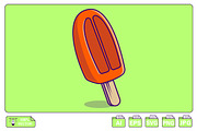 Orange Popsicle Cartoon, a Food Illustration by Artstorystudio (Thumbnail 1 of 3)