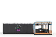 3D Model Container Bar 2, an Architecture 3D Model by SR 3D Visual (Thumbnail 3 of 24)