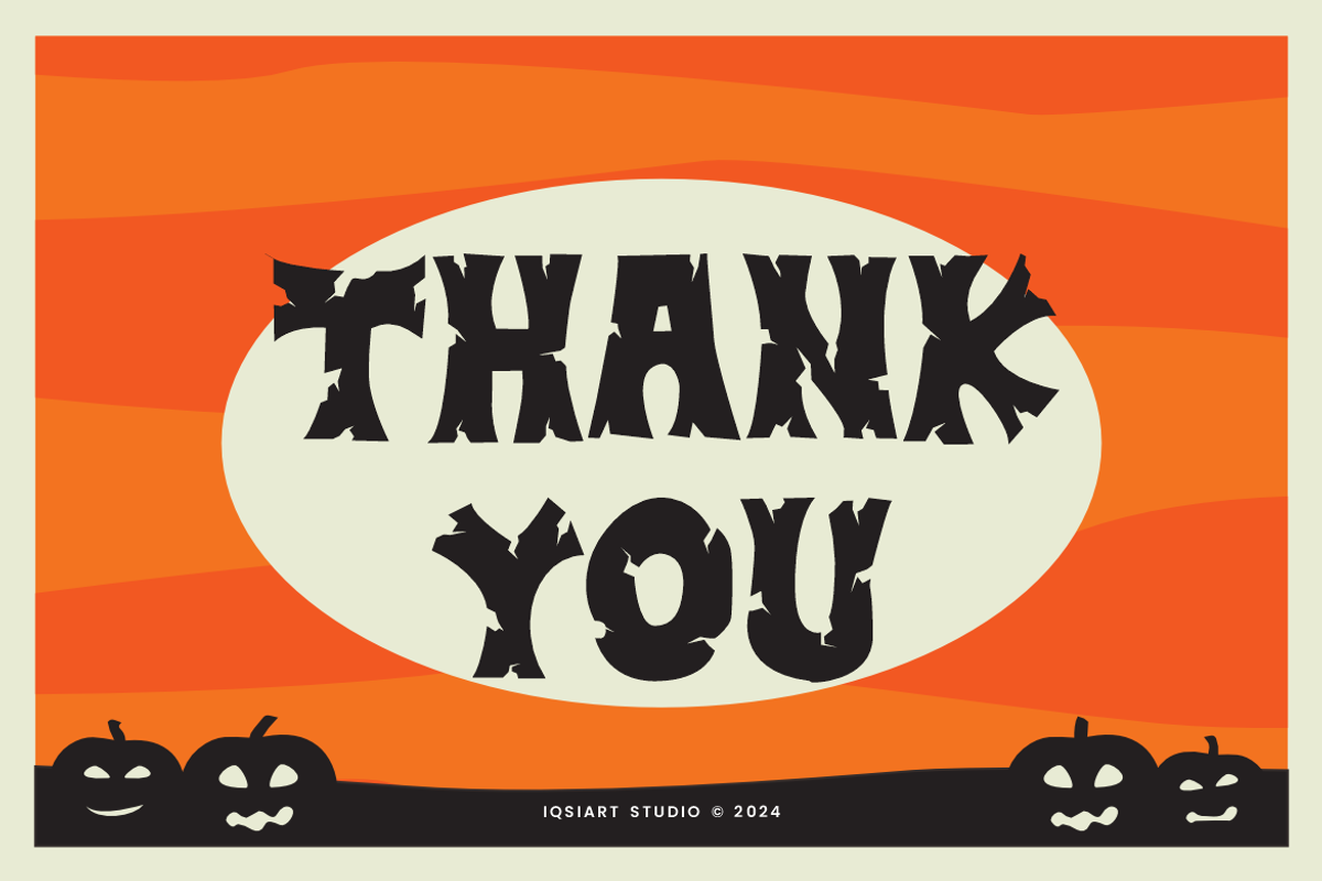 Forgen Creapy - Halloween Font, a Blackletter Font by Iqsiart Studio (Photo 7 of 7)