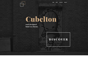 Cubelton V2 Modern HTML Theme