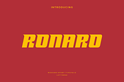 Ronaro - Modern Sport Typeface, a Sans Serif Font by Letterna (Thumbnail 1 of 4)