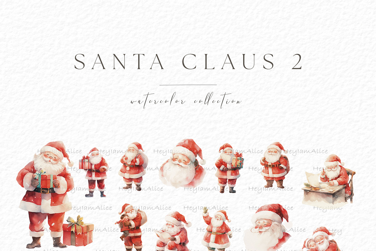 Santa Claus 2, a Seasonal Illustration by heyiamalice (Photo 7 of 15)