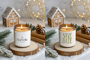 Christmas Candle Label Mockup, a Product Mockup by TatiMockup (Thumbnail 3 of 3)