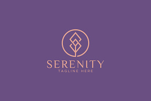 Serenity Nature Balance Logo Tree, a Branding & Logo Template by Signatoro
