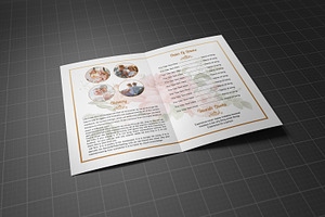 Funeral Program Template Printable