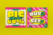 Pink Retro 1970s Fashion Sale Banner, an UI Kit Template by graphicook (Thumbnail 3 of 5)