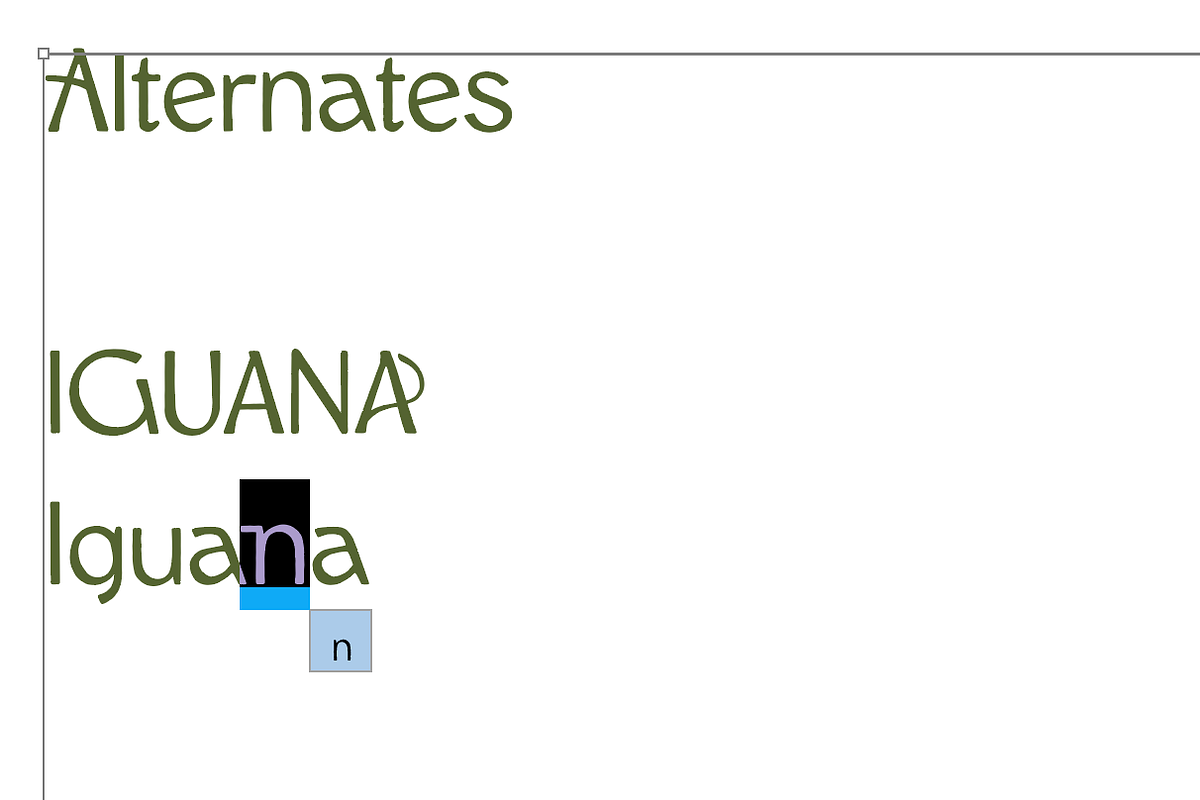 Iguana - Airy & Grounded Font by Meg, a Sans Serif Font by MEG BURK CHOI (Photo 3 of 3)