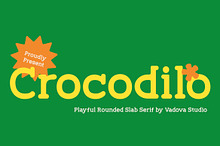 Crocodilo Rounded Slab Serif Font