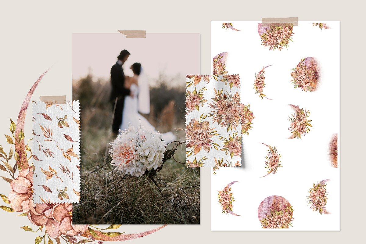 Floral seamless patterns HERBARIUM, a Pattern Graphic by Tiana Geo (Photo 8 of 9)