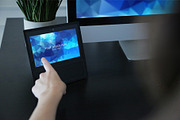 Echo Show Workstation PSD Mockups, an iPhone Mockup by Shop Mockpro (Thumbnail 7 of 19)