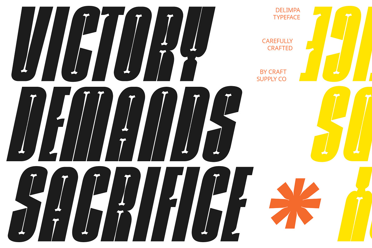 Delimpa – Inktrap Font, a Sans Serif Font by Craft Supply Co. (Photo 2 of 8)