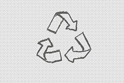 Reuse sign. Go green concept, an Outline Icon by pashabo (Thumbnail 4 of 5)