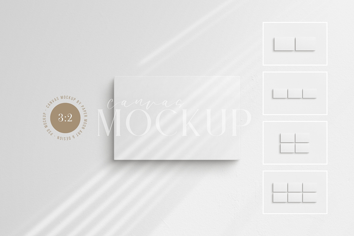 Canvas Mockups 3:2 Horizontal, a Mockup by DESIGN BY nube (Photo 1 of 11)