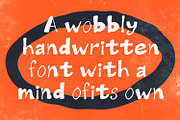 Wobbly Hand Font, a Handwritten Font by Handmadefont (Thumbnail 4 of 14)