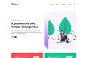 Churel - Responsive HTML Template, a Bootstrap Template by Themeix (Thumbnail 1 of 4)