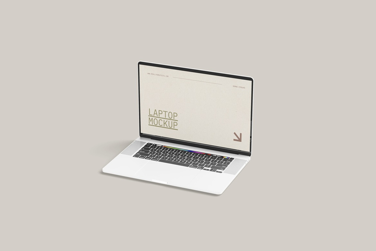 High Quality Laptop Mockup, a Mac Mockup by Ataku Design (Photo 6 of 11)