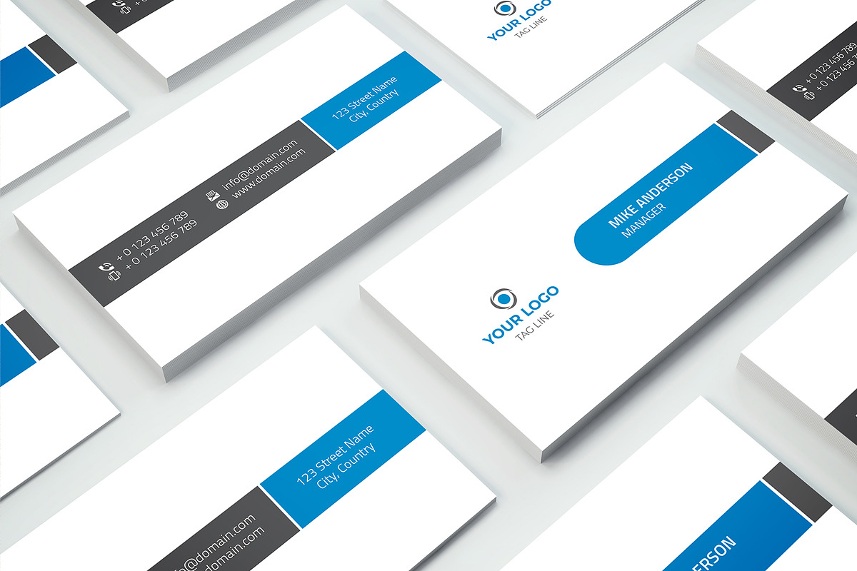 Minimal Business Card Bundle, a Business Card Template by designSultan (Photo 4 of 6)