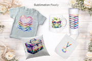 Groovy Retro Teacher Sublimation, an Illustration by Artnoy (Thumbnail 7 of 8)