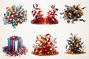 Confetti and Streamers New Year Clip, an Illustration by RobertsArt (Thumbnail 2 of 4)