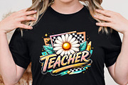 Cute Teacher Daisy Flower PNG, an Object Graphic by Star Graphic Design (Thumbnail 8 of 10)