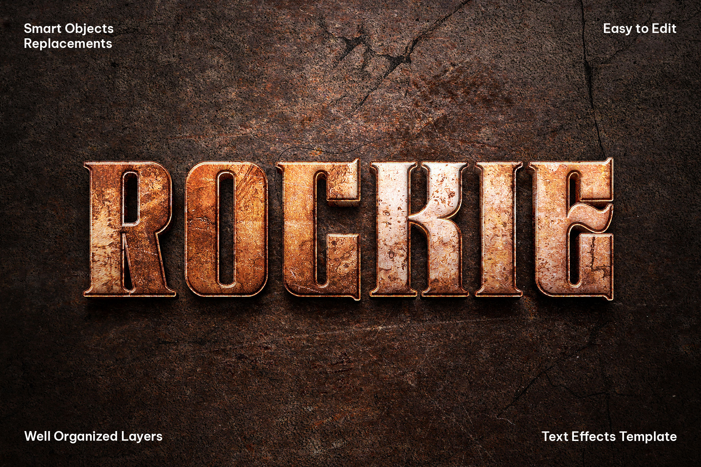 Rusty Vintage Text Effect, a Layer Style Add-On by dokudokunomi