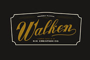 KH WALKEN SCRIPT, a Script Font by Kern + Hyde Creation Co. (Thumbnail 1 of 5)