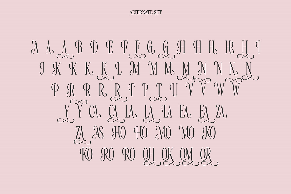 SS Lavonadeca - Flourish Serif Font, a Serif Font by Typocracy Studio (Photo 13 of 15)