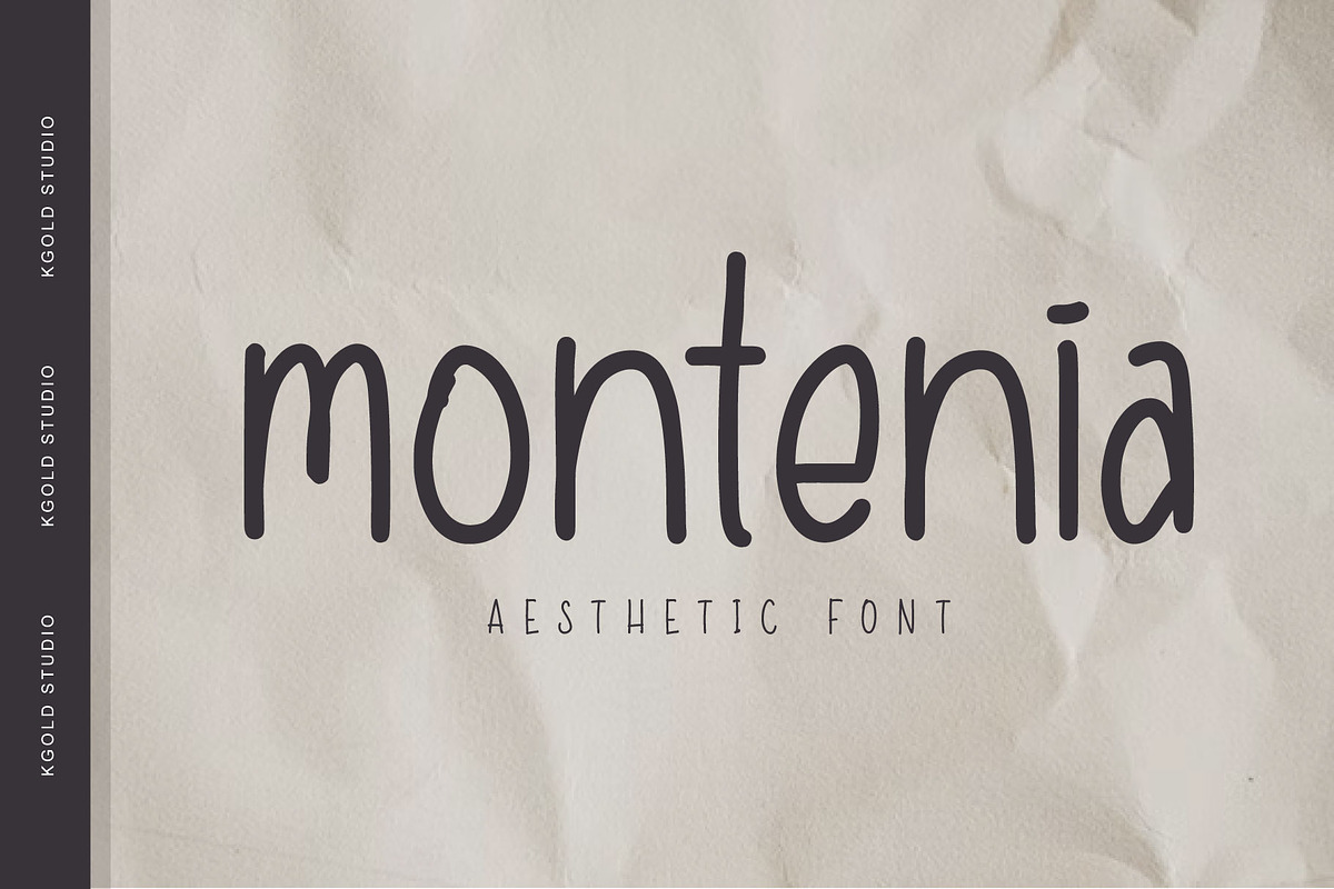 Montenia, a Handwritten Font by Badsign Type (Photo 1 of 4)