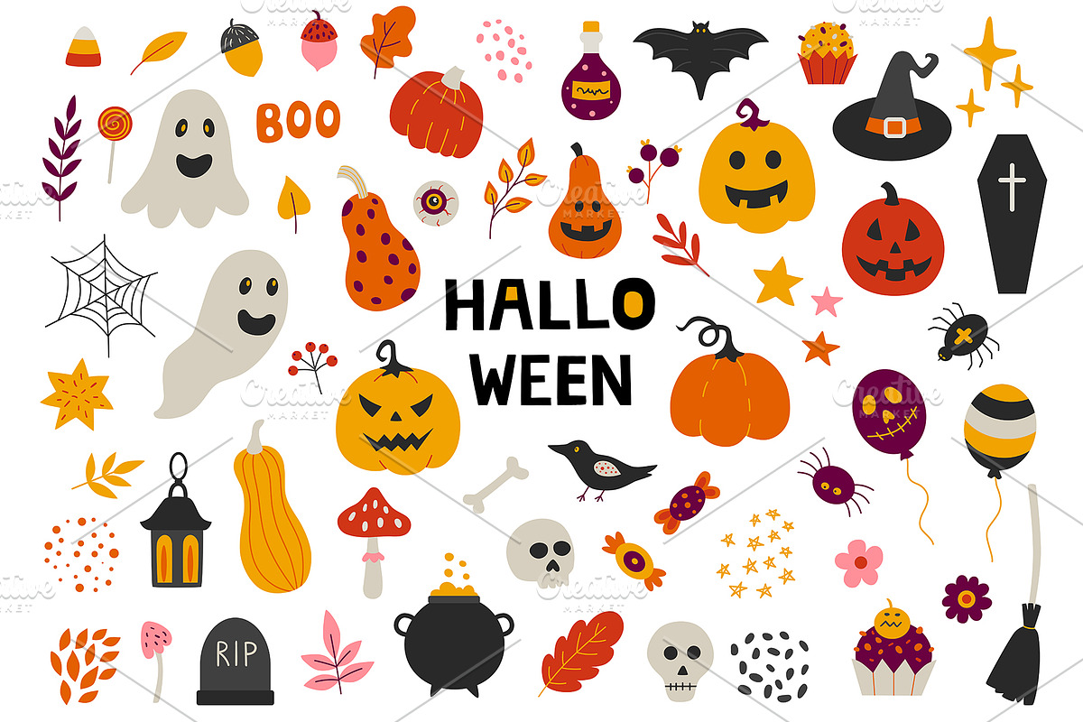Halloween Design Kit, a Seasonal Illustration by Artspace (Photo 2 of 8)