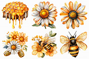 Watercolor Honey Clipart, an Illustration by Libby Wishes (Thumbnail 5 of 5)