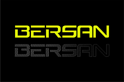 BERSAN – Futuristic Modern font, a Sans Serif Font by Vroz Studio (Thumbnail 5 of 8)