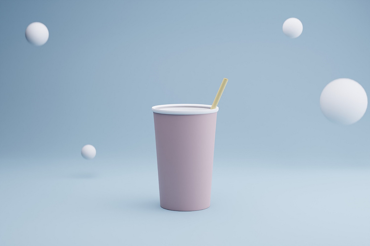 10 Bundle 3D Render Coffee Cup, a Food & Drink 3D Model by Astuti Studio (Photo 2 of 11)