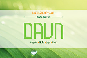 Daun - a Natural Sans Serif