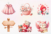 Little Red Riding Hood Cute, an Illustration by CreationArt (Thumbnail 7 of 9)