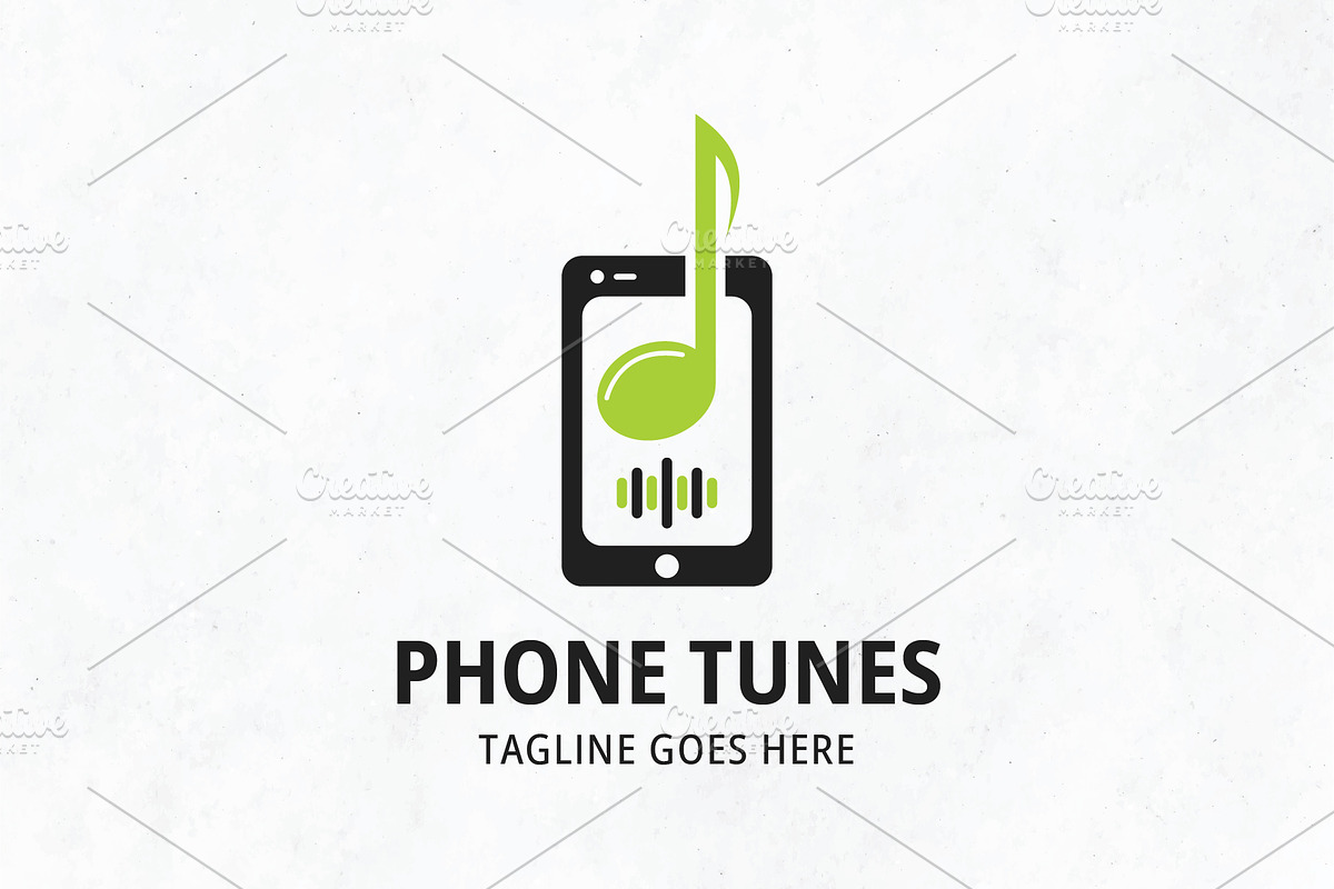 Phone Tunes - Music & Mobile Logo, a Branding & Logo Template by Creattlle (Photo 1 of 4)