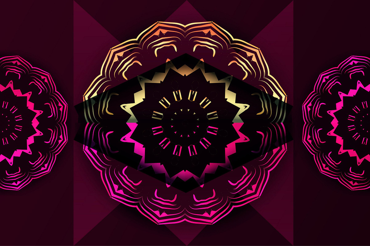 Mandala Circular Pattern Vector Pack, a Background Graphic by NJ Himel (Photo 51 of 95)