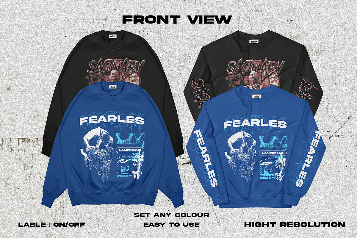 SWEATSHIRT-MOCKUP PREMIUM, an Apparel Mockup by arseavin project (Photo 2 of 5)