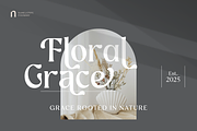 Ghadir, Botanical Display Font, a Sans Serif Font by Namela Studio (Thumbnail 6 of 10)