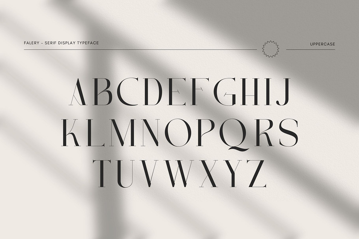 Falery - Modern Serif, a Serif Font by Nirmana Visual (Photo 4 of 8)