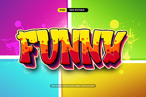 Funny Cartoon Text Effect