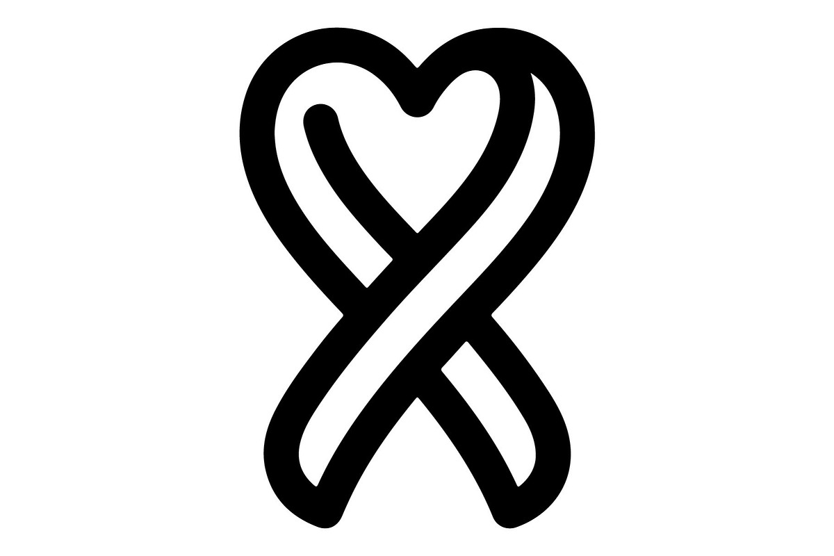 Cancer Awareness Heart Ribbon, an Object Graphic by Gfx_Store (Photo 10 of 16)