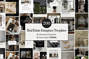 Real Estate Instagram Canva Bundle, a Social Media Template by Warmsoulgallery (Thumbnail 1 of 10)