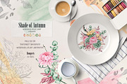 Shade of Autumn Watercolor Clipart, a Decorative Illustration by BalanceUA (Thumbnail 4 of 18)