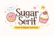 Sugar Serif, a Handwritten Font by cocodesign (Thumbnail 1 of 7)