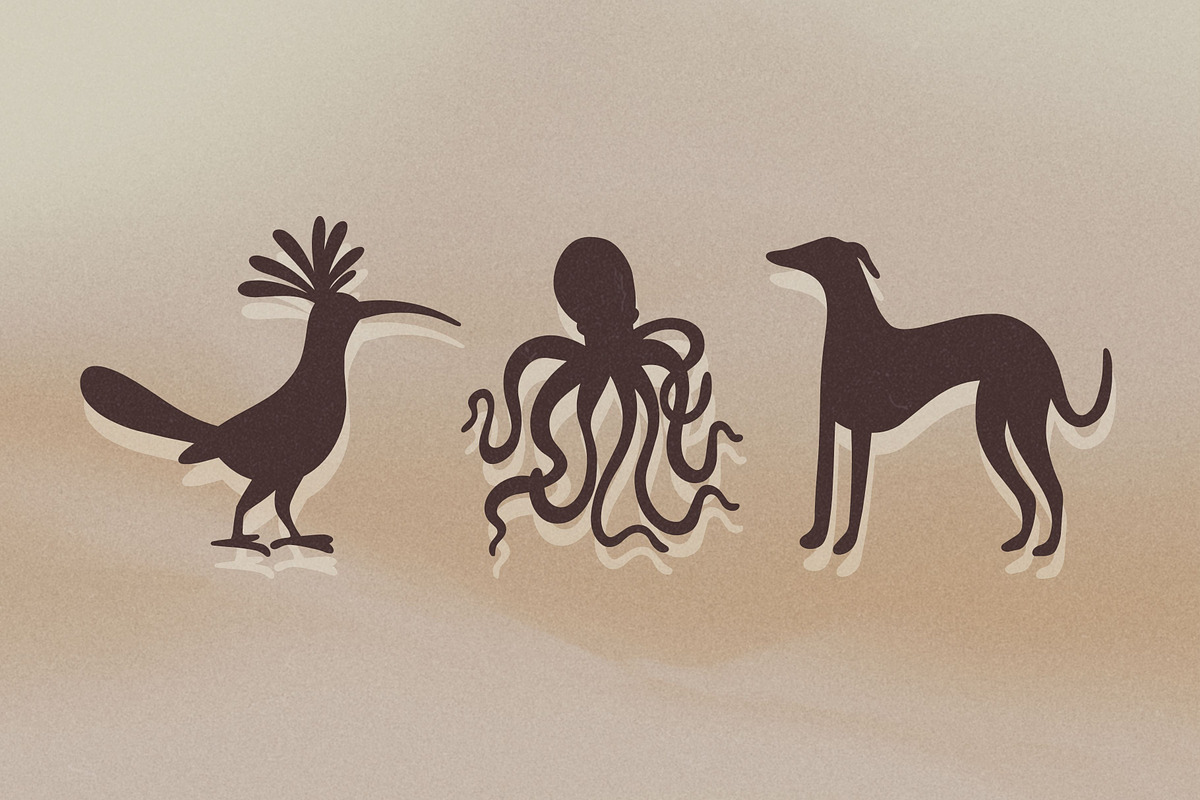 100 Naive Animal Silhouettes, an Animal Illustration by Veyla (Photo 8 of 11)