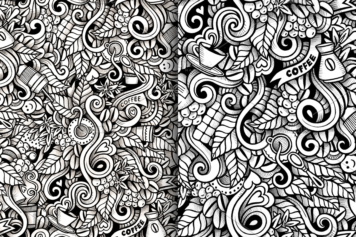 Coffee Graphics Patterns, a Pattern Graphic by BALABOLKA (Photo 4 of 6)